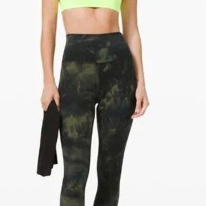 Align Hign Rise Crop 21” Diamond Dye Graphite Grey Bronze Green ultra soft